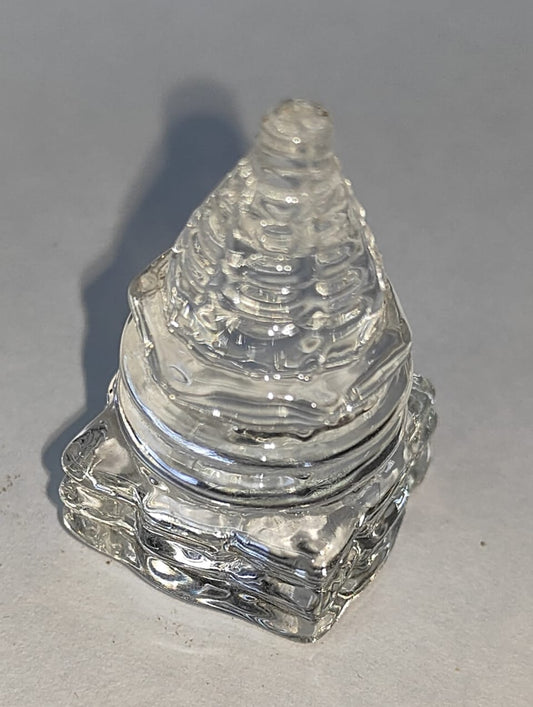 Crystal Quartz {Sphatik} Shree Yantra (12.18gm)