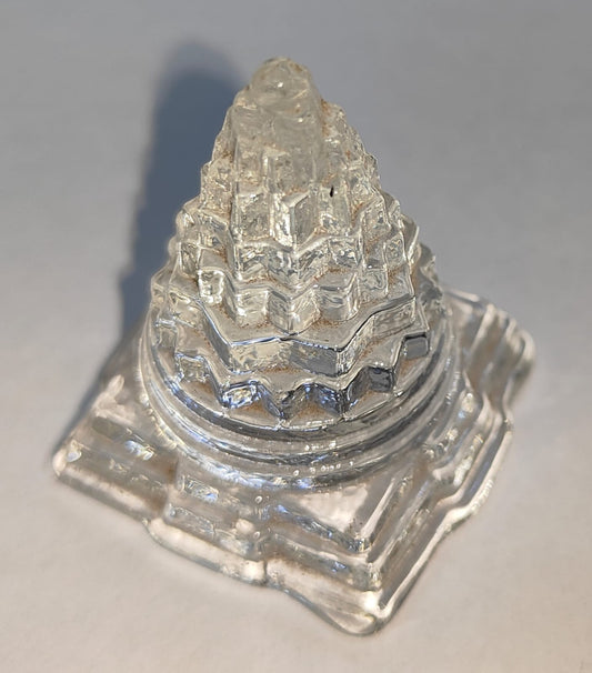 Crystal Quartz {Sphatik} Shree Yantra (33.04)